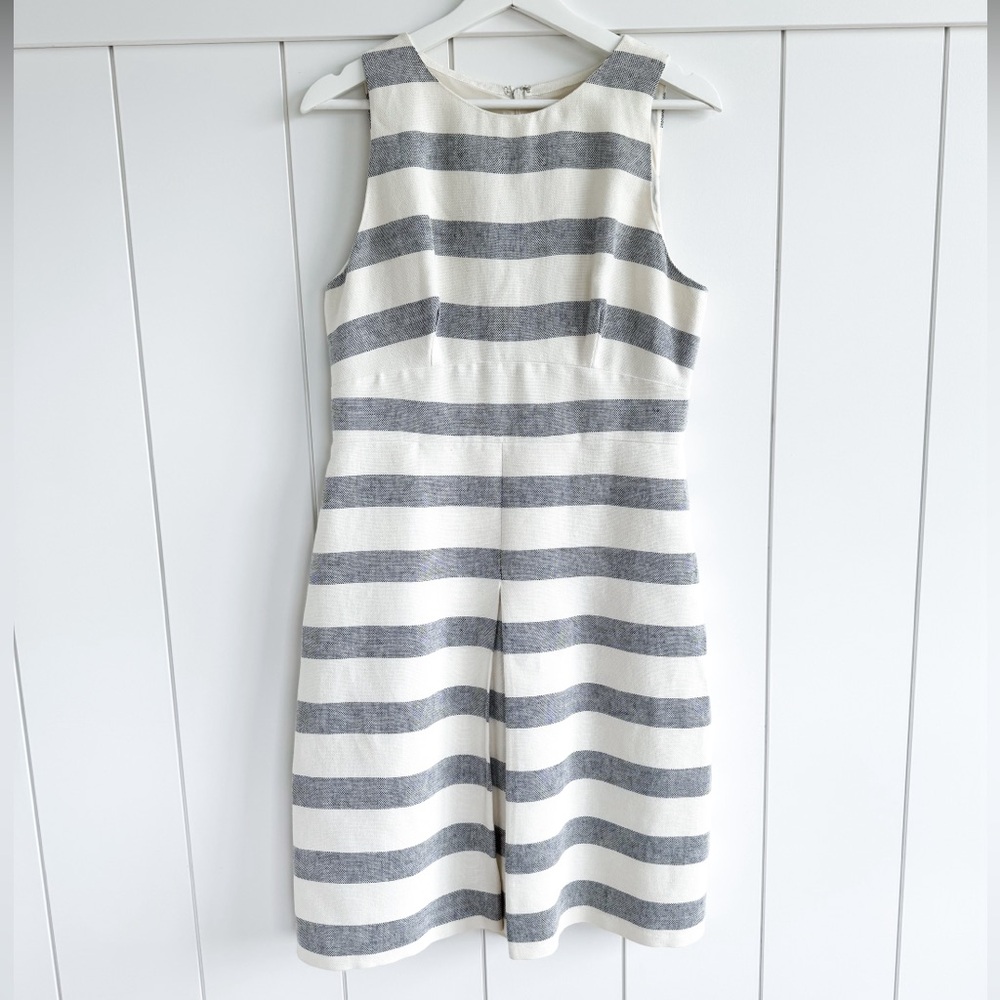 J Crew Linen A-Line Dress
